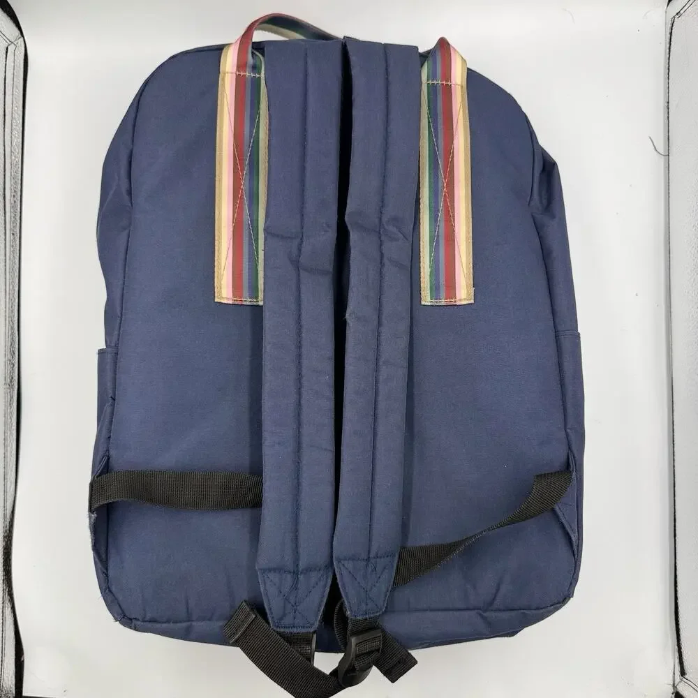 Doctor Who TARDIS Backpack BBC 2019 Blue Police Box Rainbow Trim Licensed